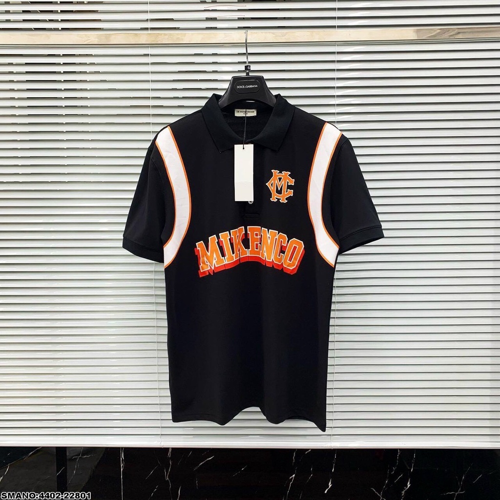 Áo polo, áo tay ngắn có cổ MIKENCO viền vai vải cotton co dãn cực chất