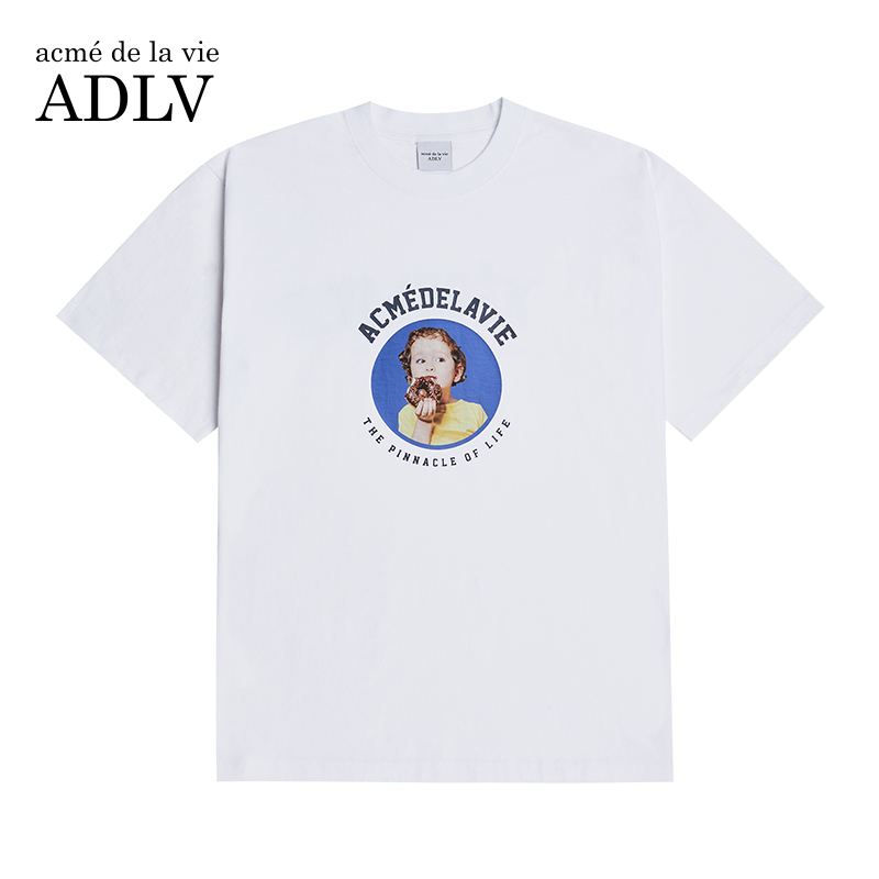 ADLV Áo Thun Tay Ngắn In Hình Trẻ Trung Thời Trang Unisex