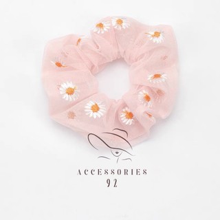 Dây cột tóc vải Scrunchies Hàn Quốc
