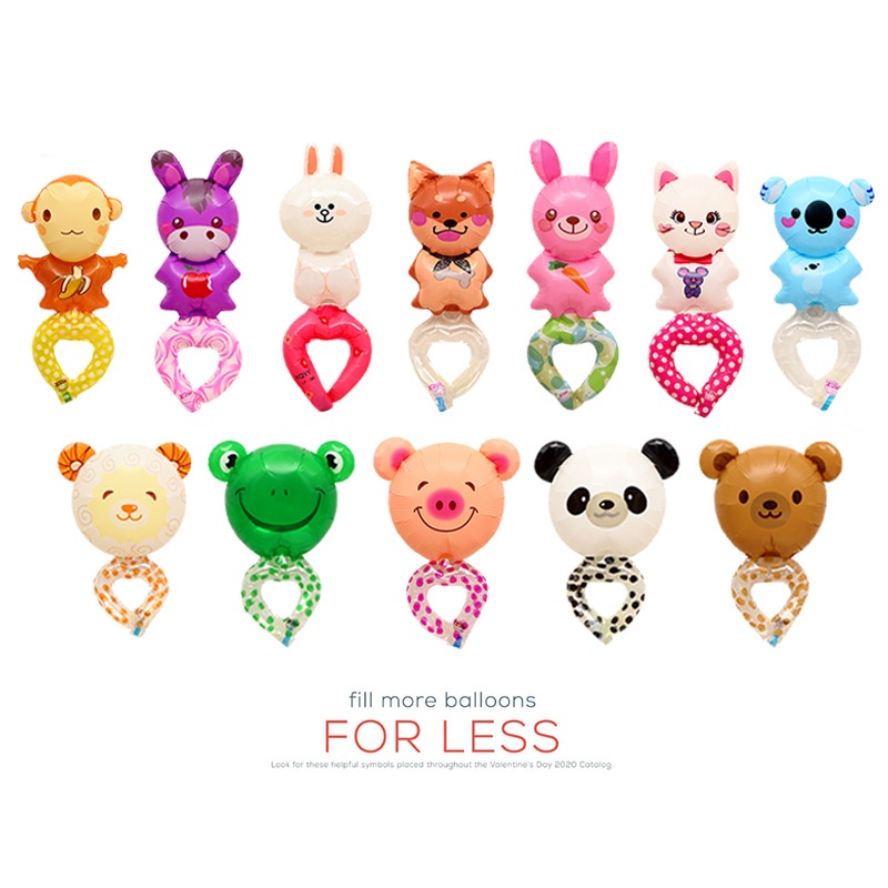 Set 10 Bong Bóng Cao Cấp Họa Tiết Hoạt Hình Dễ Thương Dùng Để Trang Trí Tiệc