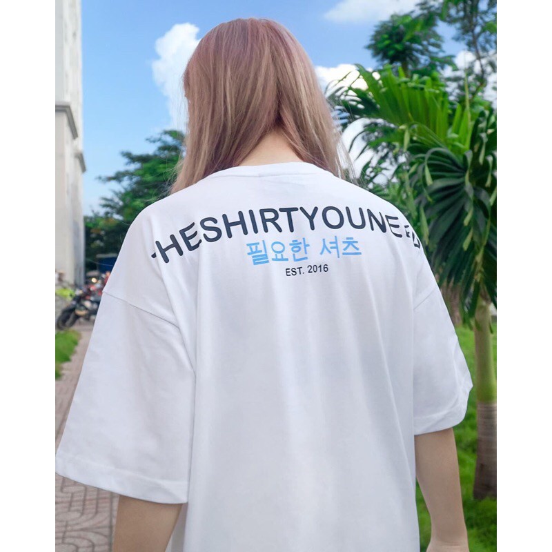 ÁO TAY LỠ IN CHỮ TSUN