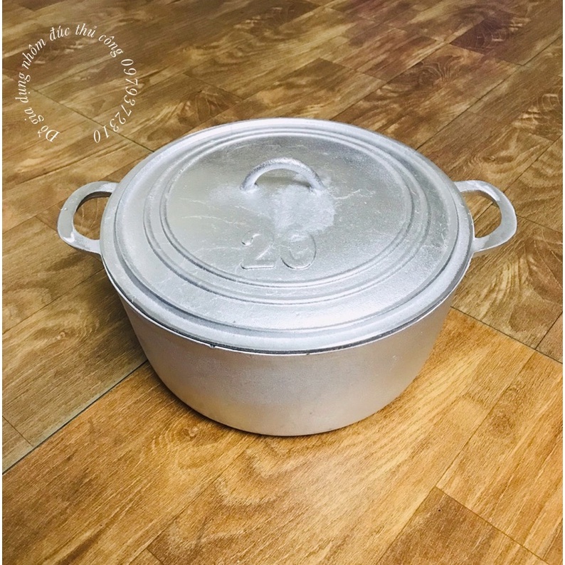 XOONG GANG ĐÚC THỦ CÔNG LÀNG NGHỀ SỐ 20 ( ĐK 28CM )