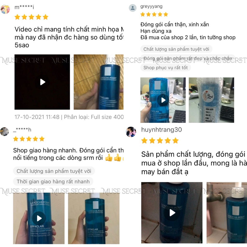 [Quà Tặng Khẩu Trang]Sữa Rửa Mặt La Roche Posay - Effaclar Purifying Foaming Gel Cleanser - Sữa rửa mặt tạo bọt dạng gel | BigBuy360 - bigbuy360.vn