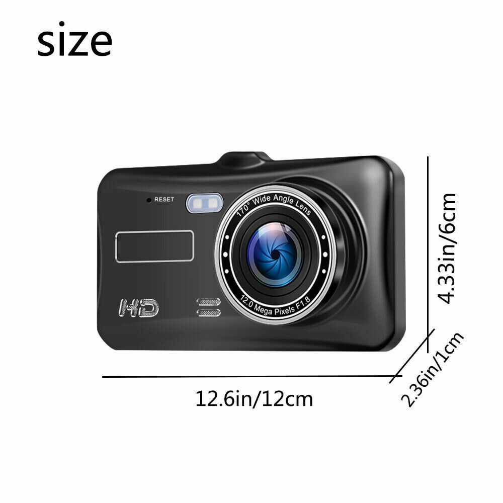 Camera hành trình A6 170 độ WIDE-ANGLE 6G LENS CAR CAMERA màn hình LCD 4.0'' Chất lượng hình ảnh 1080P | BigBuy360 - bigbuy360.vn