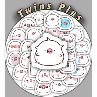 [Twins Plus] Bộ 25 Sticker Java sparrow Emoji dán trang trí laptop, máy tính bỏ túi, vali, điện thoại, đàn ghita, hộp,..