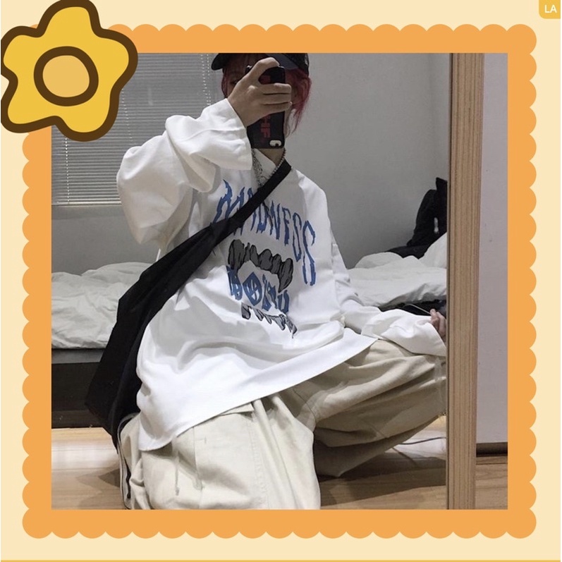 Áo thun dài tay form rộng nam nữ, áo dài tay chất cotton mềm mịn sweatet mã DT34