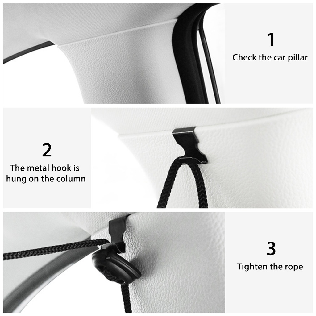 Set 2 Rèm Cửa Chống Nắng Cho Xe Hơi