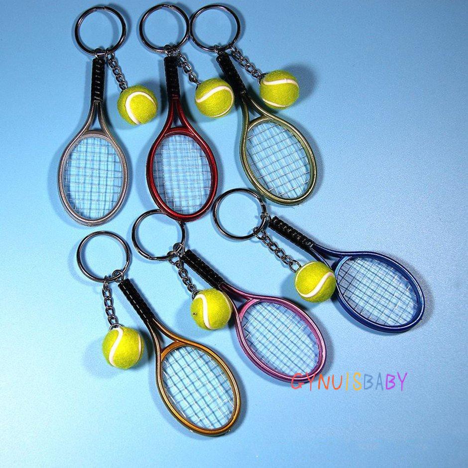 Móc Khóa Hình Vợt Tennis Mini