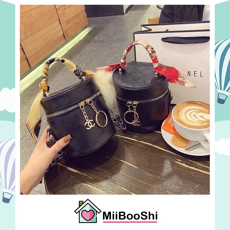 Túi xách thời trang nữ công sở đeo chéo dạng cốp đen cao cấp giá rẻ MiibooShi 5883461024