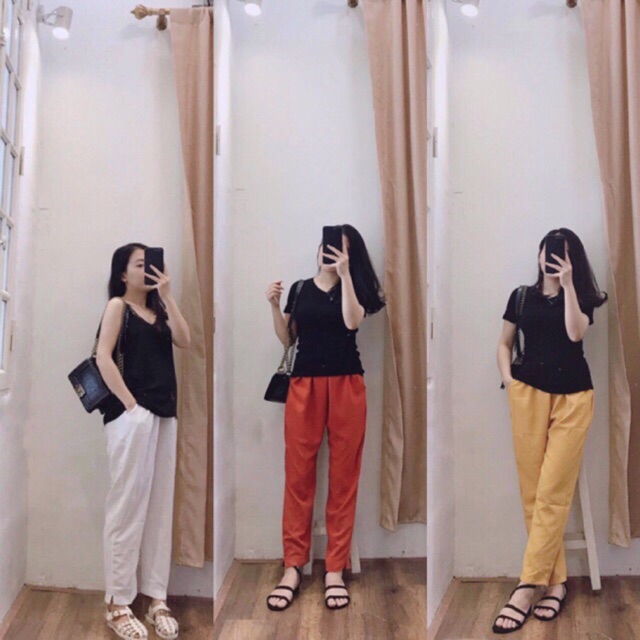 [75-90ky]Quần baggy cao cấp size to CÓ TÚI