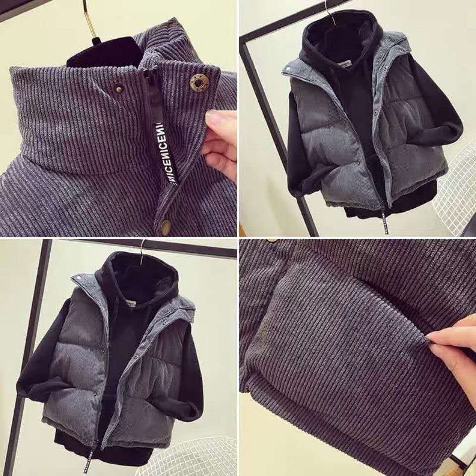 Áo Khoác Phao Không Tay Dáng Rộng Thời Trang Hàn Quốc | BigBuy360 - bigbuy360.vn