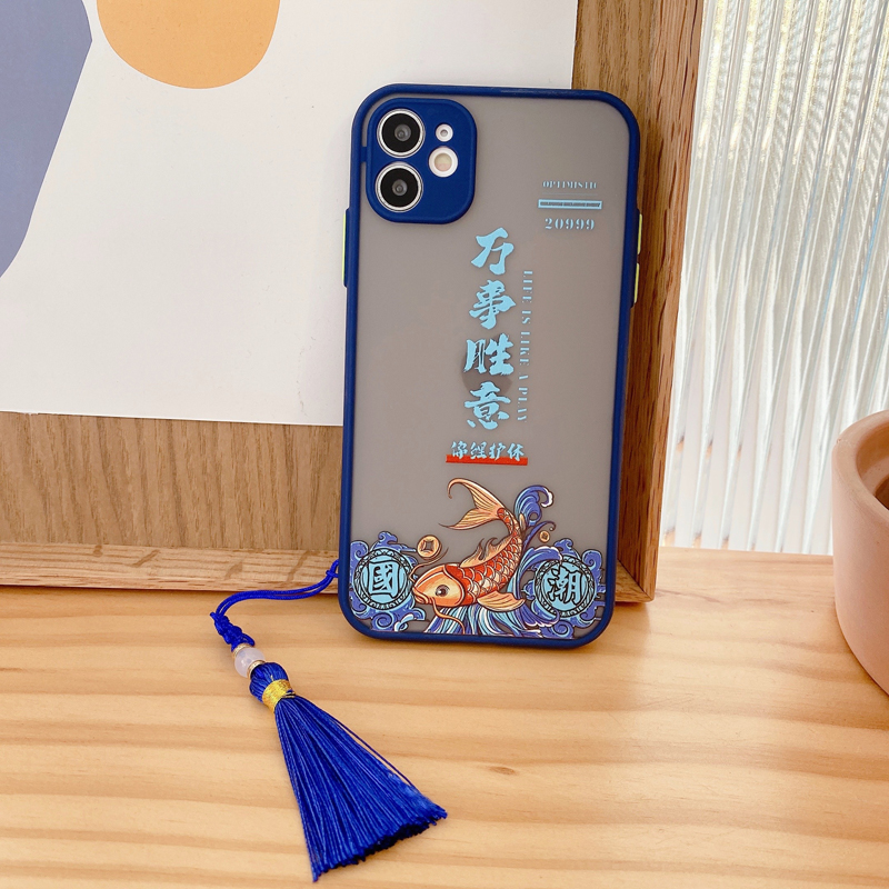 Ốp Điện Thoại Họa Tiết Thắt Nút Phong Cách Trung Hoa Cho Iphone 11 Pro Max 6 6s 7 8 Plus Xr X Xs Max | BigBuy360 - bigbuy360.vn