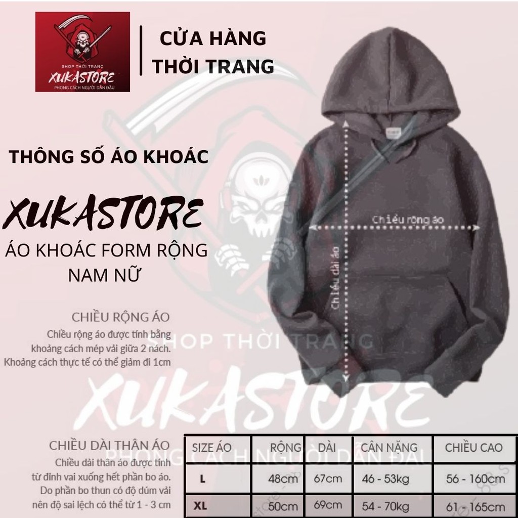 Áo khoác hoodie XUKA SHOP Chống Nắng Cho nam nữ in hình Chili Club, unisex form rộng có Dây Kéo ulzzang