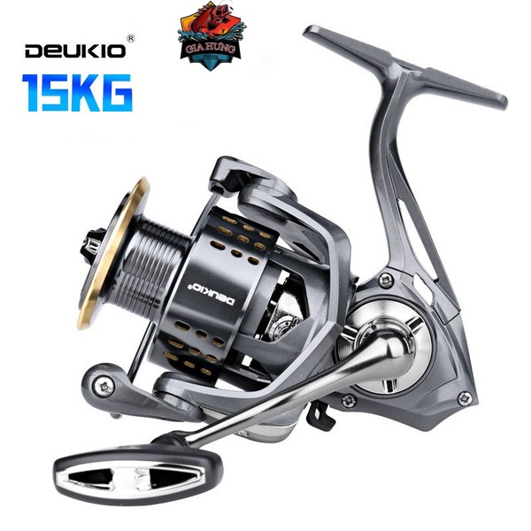 Máy câu cá kim loại Deukio DA size từ 2000-7000 câu lục câu lure và lăng xê