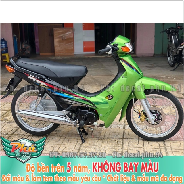Tem rời Wave nhỏ chrome cao cấp -1