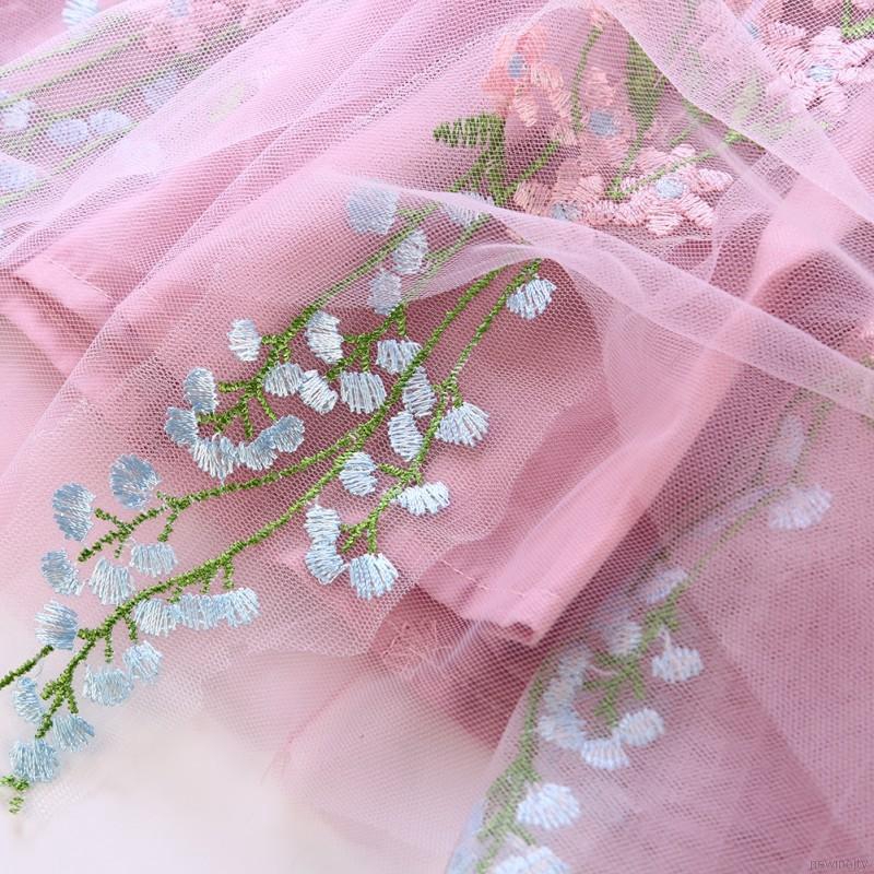 Đầm công chúa ren hoa cho bé gái