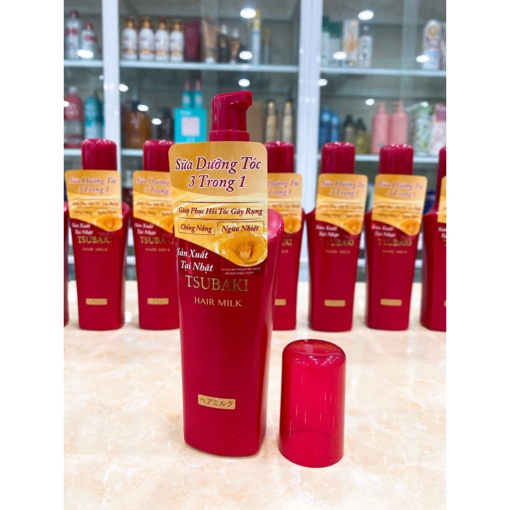 Sữa Dưỡng Tóc Chống Nắng Phục Hồi Hư Tổn Tsubaki Hair Milk Nhật Bản 100ml