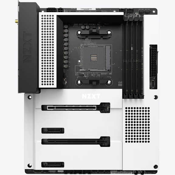 Bo Mạch Chủ NZXT N7 - B550 MOTHERBOARD Màu Trắng