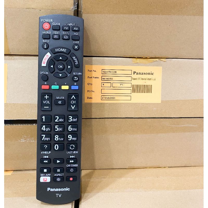 REMOTE ĐIỀU KHIỂN TIVI PANASONIC SMART TIVI HÀNG CHÍNH HÃNG BH 3 THÁNG