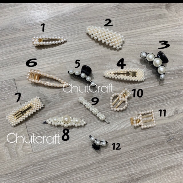 Kẹp tóc nữ nhiều hình ( FA )