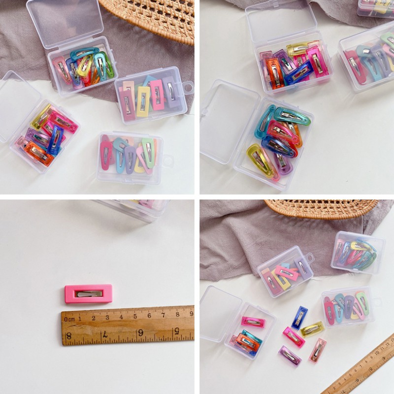 Set 10 kẹp tóc nhiều màu nhiều kiểu dáng tùy chọn dễ thương