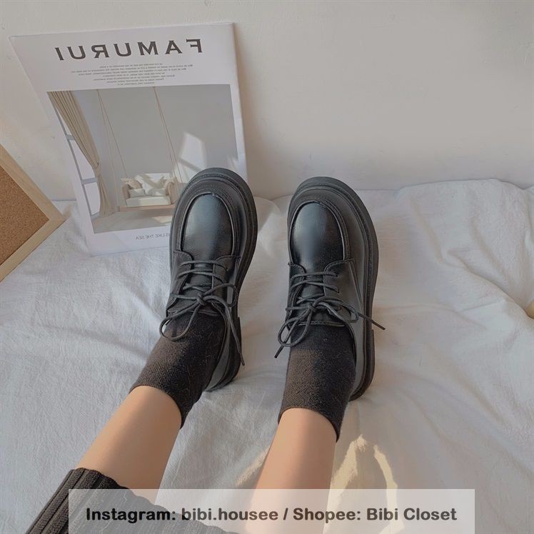 [CÓ SẴN]Giày Dr Oxford học sinh Nhật Bản vintage retro thanh lịch đơn giản mã S66 | BigBuy360 - bigbuy360.vn