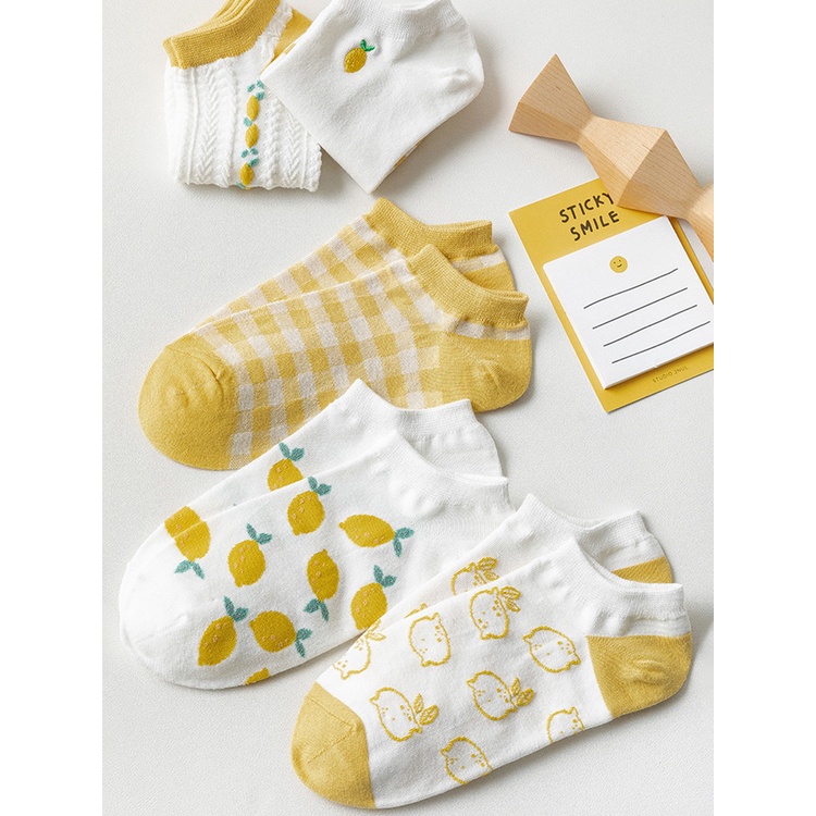 Vớ cotton Phối Ren Màu Trắng Phong Cách lolita Dễ Thương Dành Cho Nữ