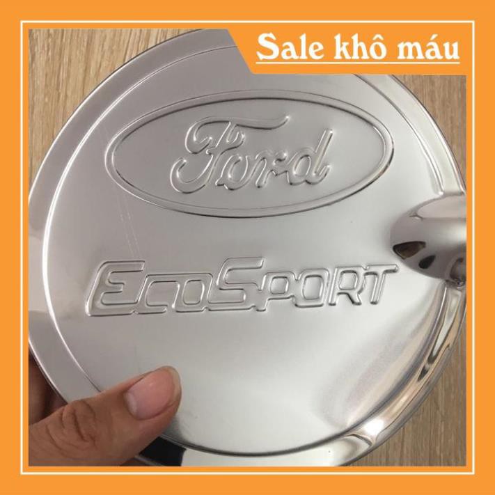 [ GIẢM GIÁ ]  Ốp nắp xăng Inox theo xe FORD ECOSPORT 2014 - 2018 hình ảnh thật