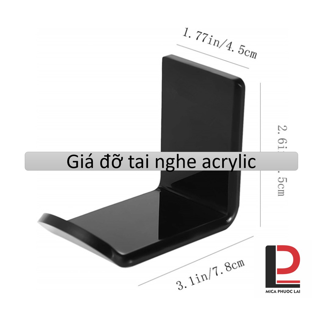 Kệ Mica đa năng treo tai nghe/headphone