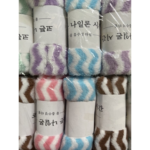 Khăn mặt lông nhung, siêu mềm mịn 30x50cm
