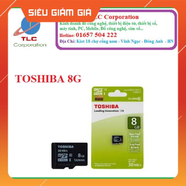 Thẻ nhớ micro SDHC Toshiba 8GB Class 4