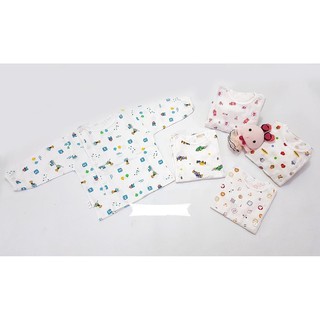 Áo cho bé sơ sinh cài cúc lệch