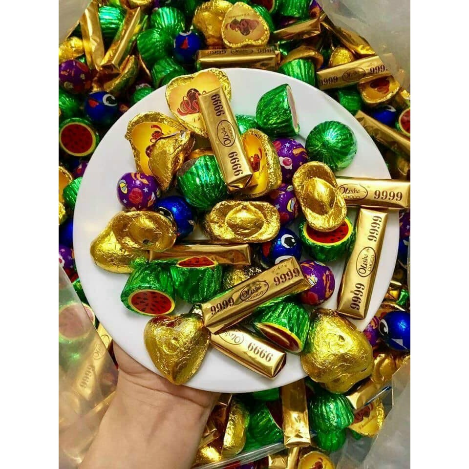 1kg kẹo socola thập cẩm.
