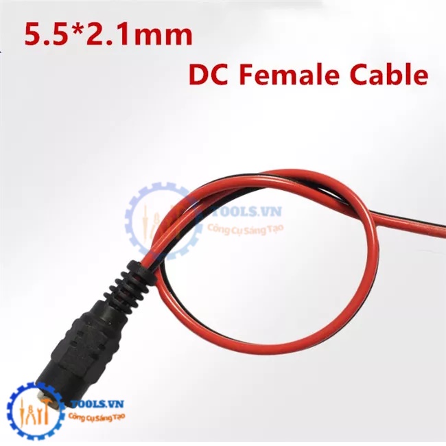 Jack Nguồn DC, Jack Nguồn Camera Đực/Cái 5.5x2.1mm