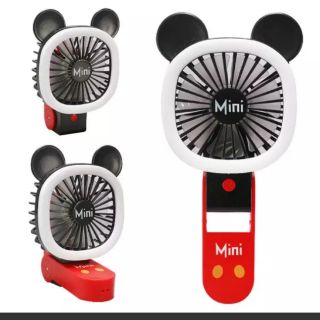 Quạt MICKEY & MICE cầm tay có đèn