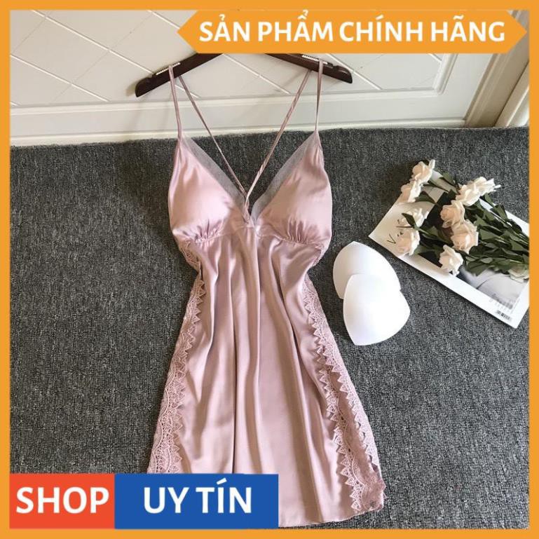 Đầm ngủ cao cấp lua satin V28 | WebRaoVat - webraovat.net.vn