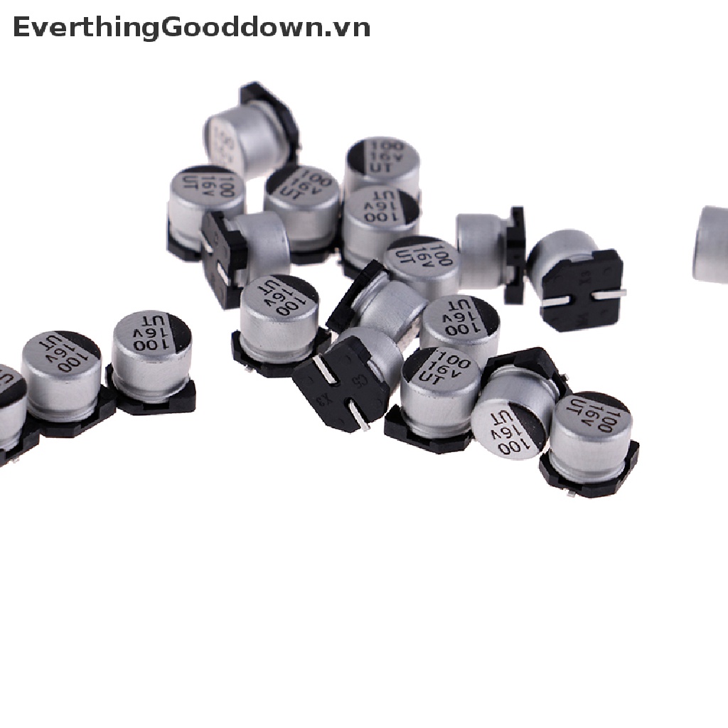 Set 20 Tụ Điện SMD 6 * 5 mm 16V 100uF Chuyên Dụng