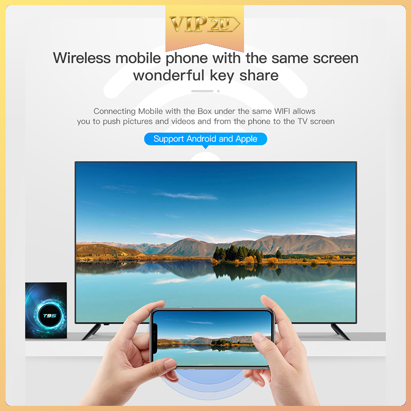 Tv Box Viper2U T95 Allwinner H616 Android 10 4g 64gb 32gb 1080p H.265 4k Tv Box Android 10.0 Tivi Box Bluetooth5.0