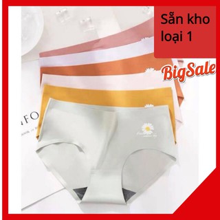 Quần lót nữ su đúc thun lạnh cao cấp, quần lót không đường may hoa cúc Hot trend xuất Nhật