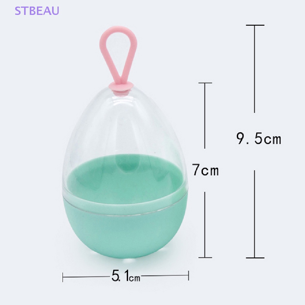 Hộp Rỗng Trong Suốt Đựng Mút Trang Điểm Tiện Dụng