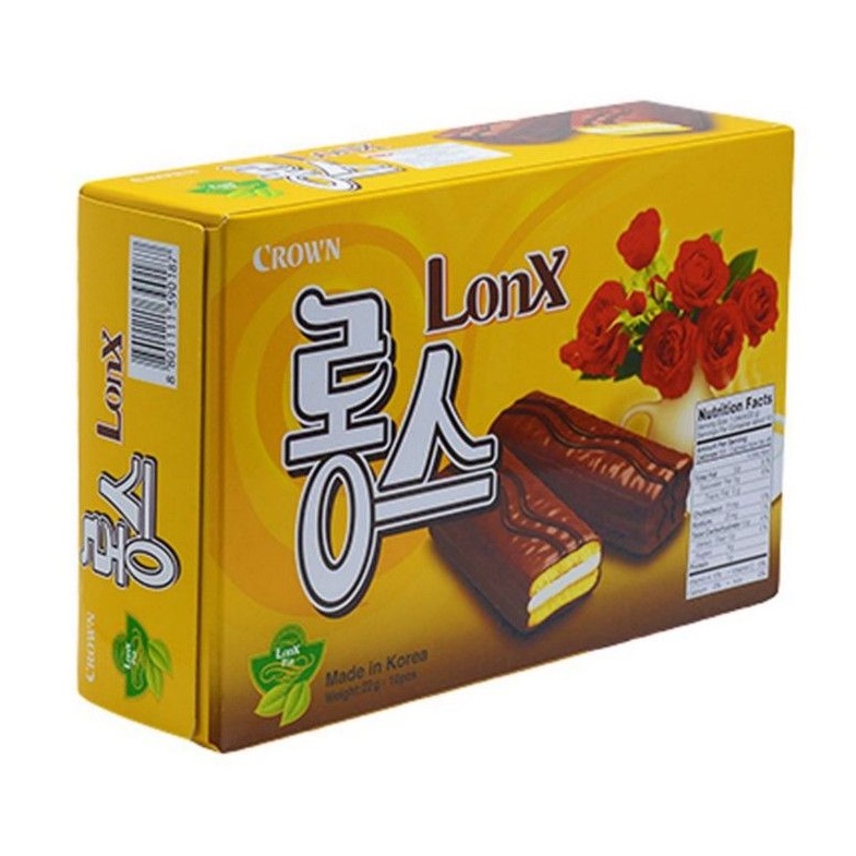 Bánh Crown LonX Hàn Quốc 220gr