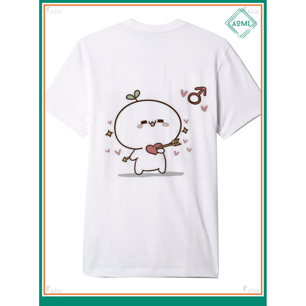 ÁO THUN NAM NỮ AT1648 ANIME NẤM LÙN TIM LOVE THỜI TRANG AOMI unisex PHONG CÁCH CÁ TÍNH ĐẸP