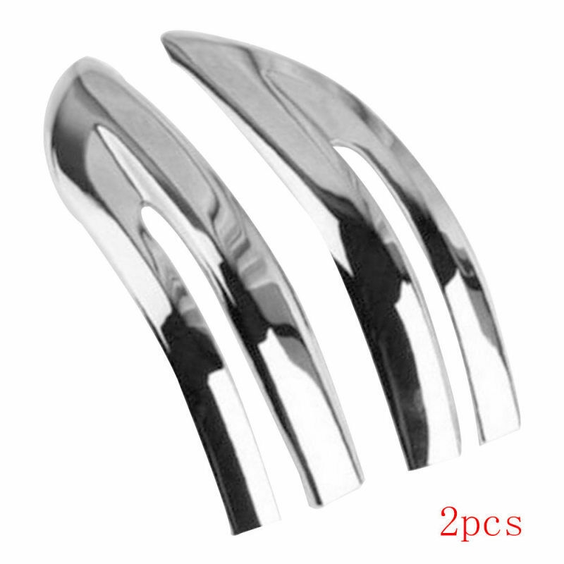 Set 2 Ốp Viền Gương Chiếu Hậu Bằng Crom Cho Xe Honda Cr-V Crv 2017-2019