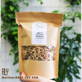 Túi Zip Giấy Kraft Nâu, Túi Zip Đựng Thực Phẩm Full Size _ALY