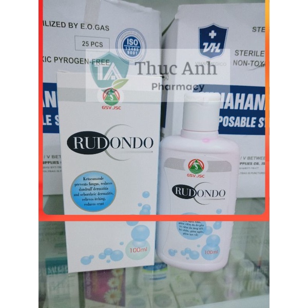 DẦU TẮM GỘI RUDONDO giảm gàu, ngăn ngừa nấm