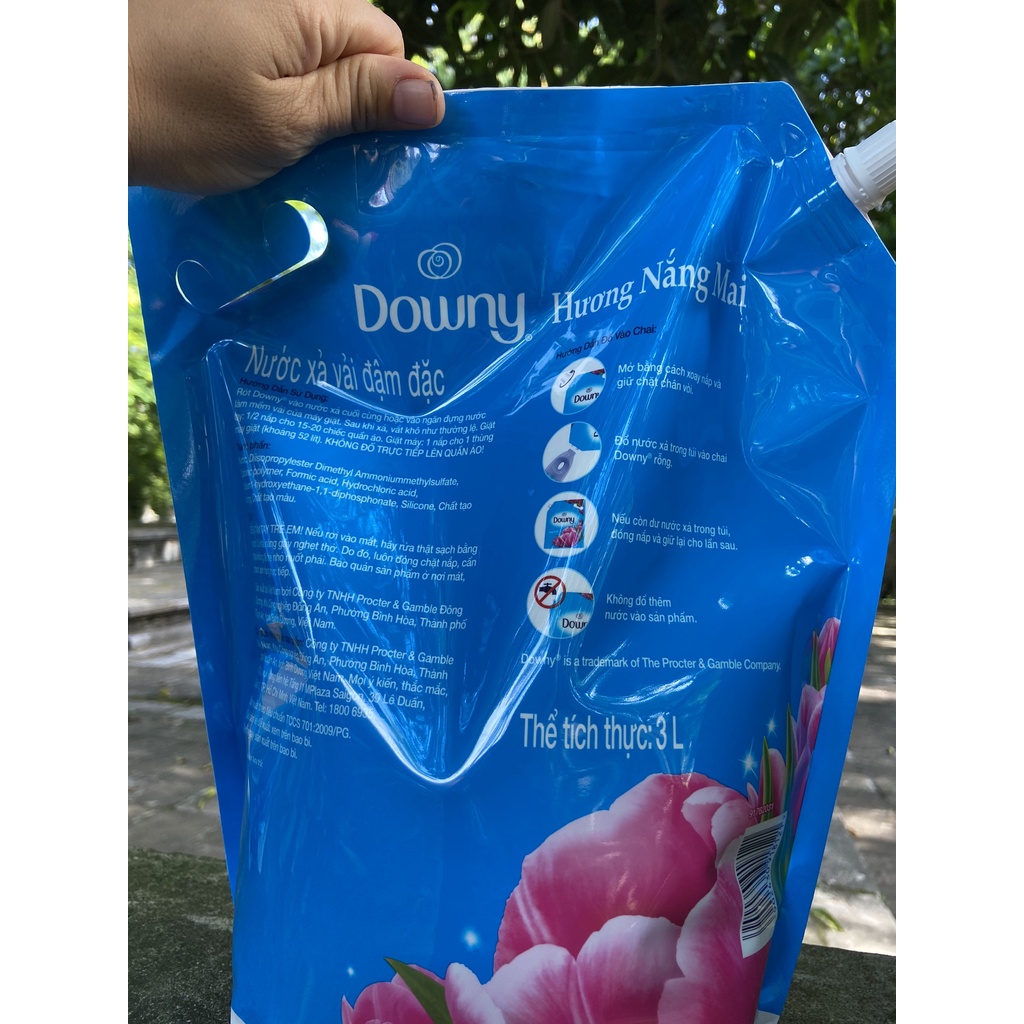 NƯỚC XẢ VẢI ĐẬM ĐẶC DOWNY HƯƠNG NẮNG MAI 3 LIT
