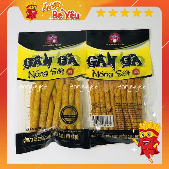 Snack gân gà nóng sốt dai ngon