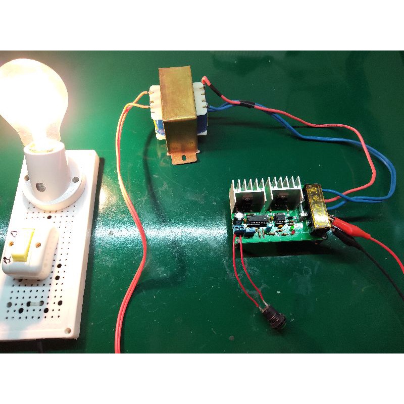 Mạch inverter 300W-50Hz -12V/20Ampe.