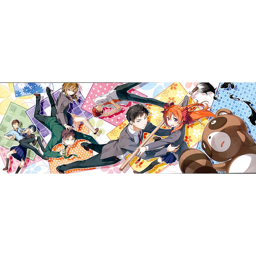 Poster A4 dán tường Anime, decal 21x30 trang trí có keo Monthly Girls' Nozaki-kun Wallpapers (1), nhận in theo yêu cầu