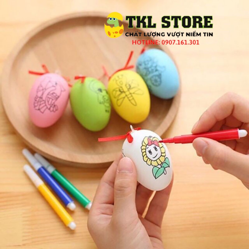 Đồ chơi trẻ em, trứng tô màu, đồ chơi tô màu cho bé thỏa sức sáng tạo - TKL STORE